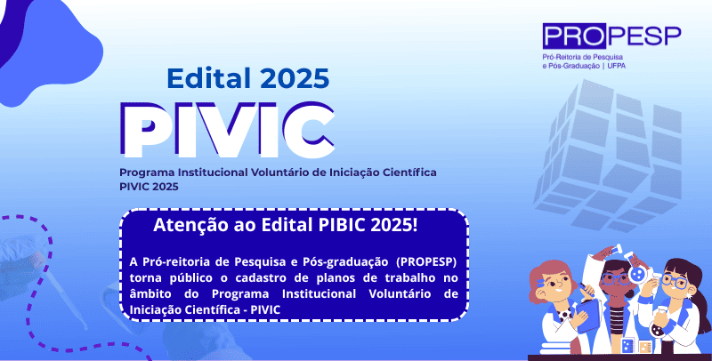 Edital PIVIC 2025